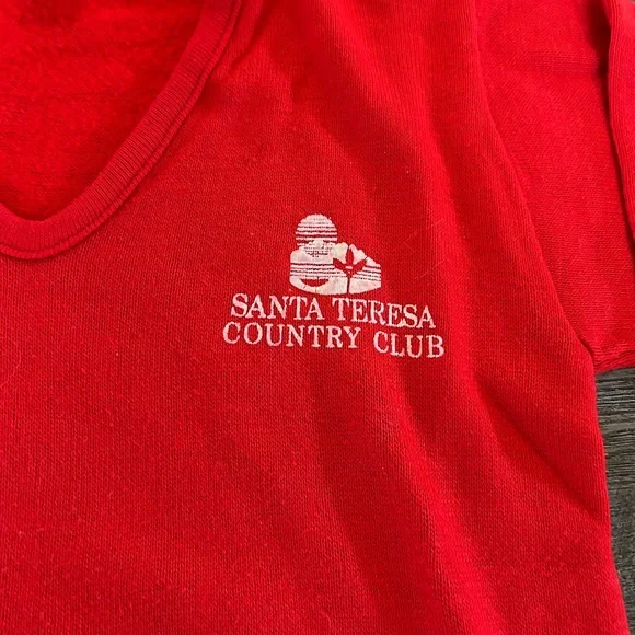 Vintage 80s Country Club v neck sweater - Picture 4 of 6